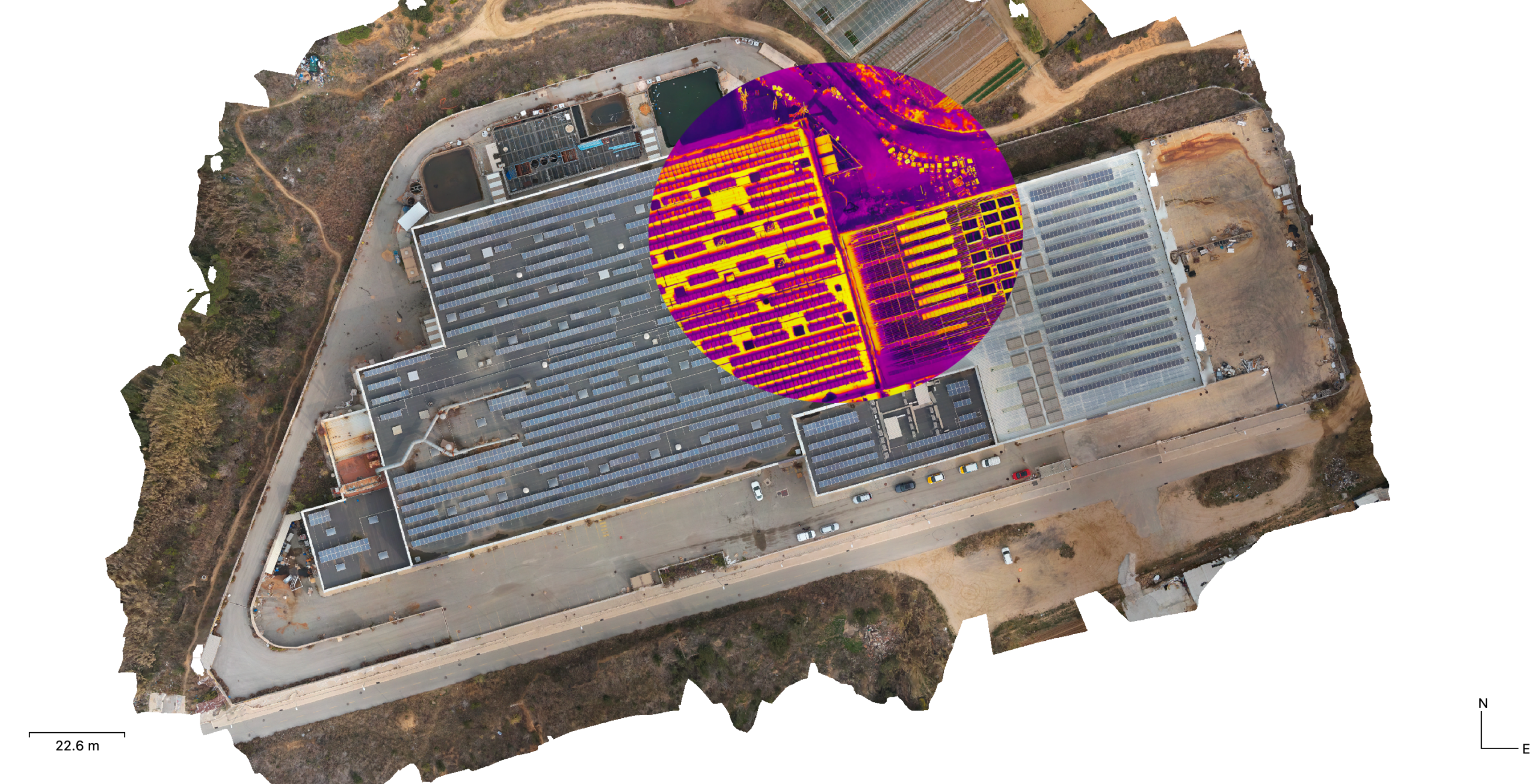 x-drone inspección Fotovoltaica